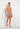 Full-body view of a men model wearing HO turquoise print  Comfort Micro Briefs