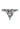 Front cutout view of HO orange print  G-String