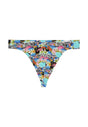 Front cutout view of HO orange print  G-String