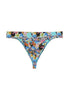 Back cutout view of HO orange print  G-String