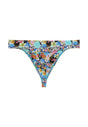 Back cutout view of HO orange print  G-String