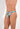 General view of a men model wearing HO orange print  G-String