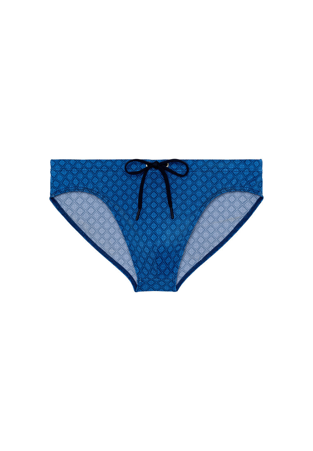 Front cutout view of HO blue print  Swim Mini Briefs