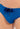 Close-up view of a men model wearing HO blue print  Swim Mini Briefs