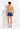 General view of a men model wearing HO blue print  Swim Shorts