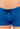 Close-up view of a men model wearing HO blue print  Swim Shorts