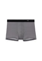 Front cutout view of HO black print modal/viscose/tencel Comfort Boxer Briefs
