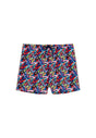 Front cutout view of HO multico print  Beach Boxer
