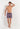 Full-body view of a men model wearing HO multico print  Beach Boxer