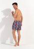 General view of a men model wearing HO multico print  Beach Boxer