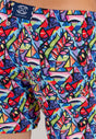General view of a men model wearing HO multico print  Beach Boxer