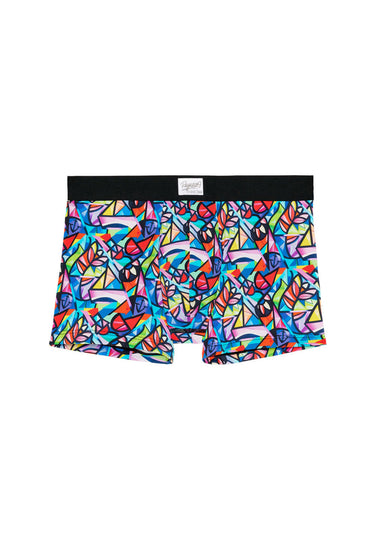 Front cutout view of HO multico print  Boxer Briefs