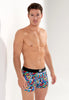 General view of a men model wearing HO multico print  Boxer Briefs