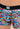 Close-up view of a men model wearing HO multico print  Boxer Briefs