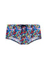 Front cutout view of HO multico print  Swim Trunk