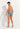 General view of a men model wearing HO blue print  Swim Mini Briefs