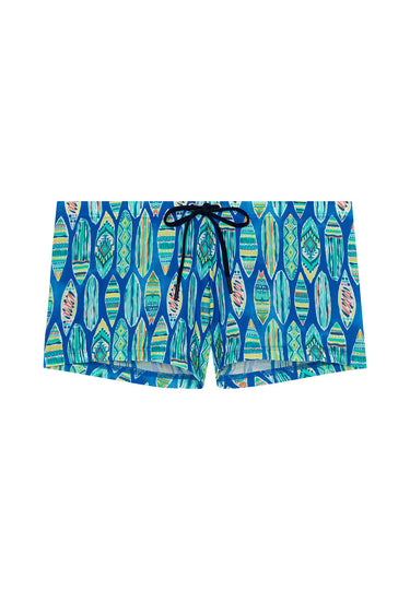 Front cutout view of HO blue print  Swim Shorts