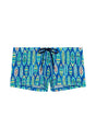 Front cutout view of HO blue print  Swim Shorts