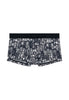 Front cutout view of HO dark grey print  Trunk