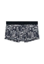 Front cutout view of HO dark grey print  Trunk
