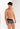 General view of a men model wearing HO dark grey print  Trunk