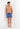 Full-body view of a men model wearing HO navy print  Beach Boxer