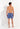 General view of a men model wearing HO navy print  Beach Boxer
