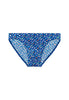 Front cutout view of HO navy print  Swim Micro Briefs