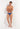 Full-body view of a men model wearing HO navy print  Swim Micro Briefs