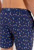 General view of a men model wearing HO navy print  Beach Boxer