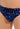 Close-up view of a men model wearing HO navy print  Swim Mini Briefs