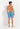General view of a men model wearing HO blue print  Beach Boxer