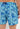 General view of a men model wearing HO blue print  Beach Boxer