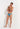 Full-body view of a men model wearing HO blue print  Swim Mini Briefs