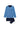 Front cutout view of HO blue print cotton Long Sleepwear
