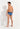General view of a men model wearing HO blue print modal/viscose/tencel Briefs HO1