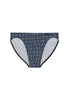 Front cutout view of HO dark grey print  Comfort Micro Briefs