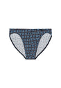 Front cutout view of HO dark grey print  Comfort Micro Briefs