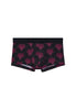 Front cutout view of HO bordeaux print  Trunk