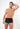Front view of a men model wearing HO black  Trunk