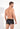 Back view of a men model wearing HO black  Trunk