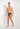Full-body view of a men model wearing HO black print modal/viscose/tencel Mini Briefs