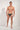 Full-body view of a men model wearing HO black print  Comfort Micro Briefs