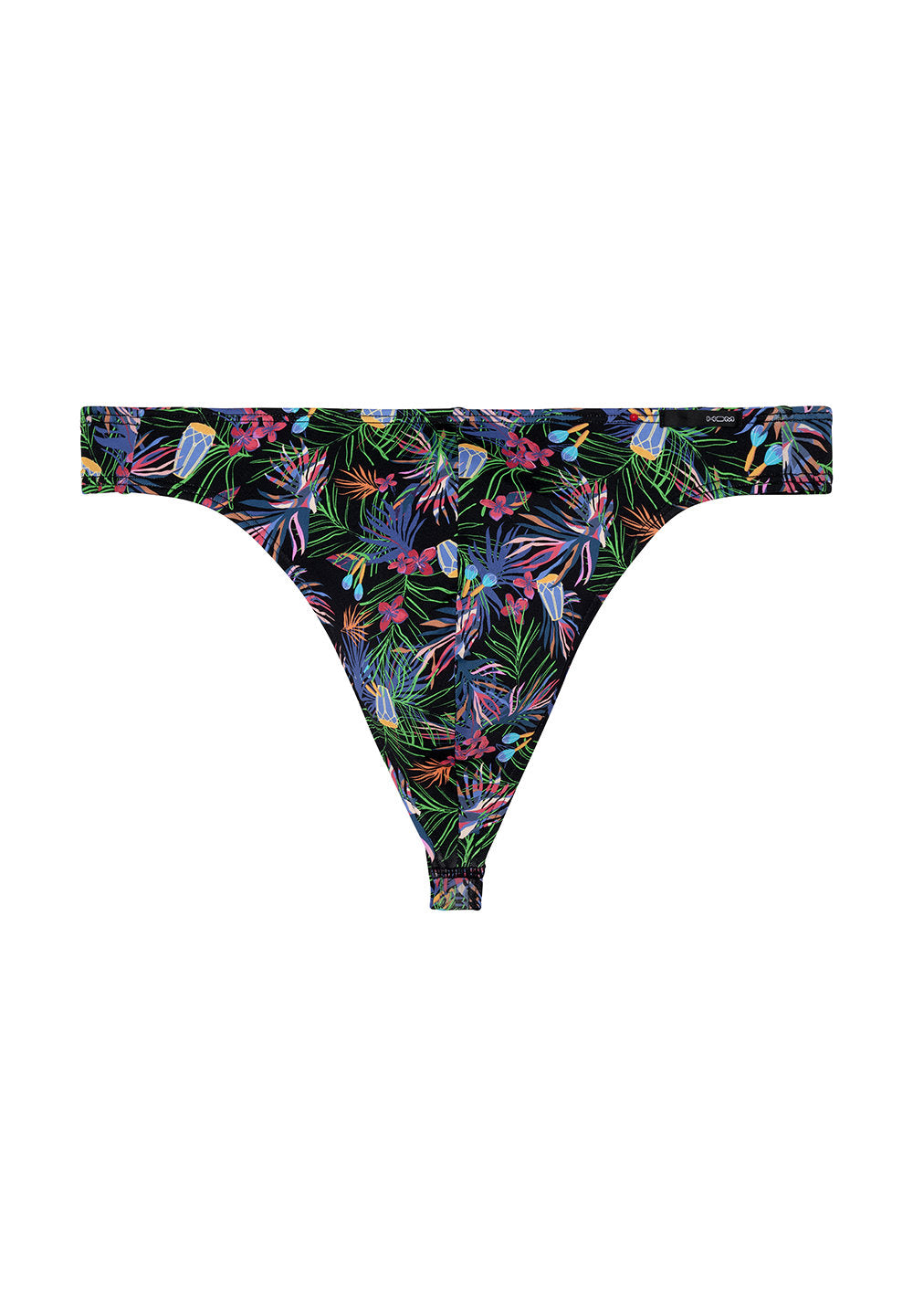 Front cutout view of HO black print  G-String