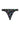 Back cutout view of HO black print  G-String