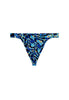 Front cutout view of HO navy blue print  G-String