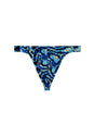 Front cutout view of HO navy blue print  G-String