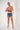 General view of a men model wearing HO navy blue print  Trunk