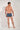 General view of a men model wearing HO navy blue print  Trunk