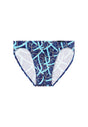 Front cutout view of HO navy blue print  Comfort Micro Briefs